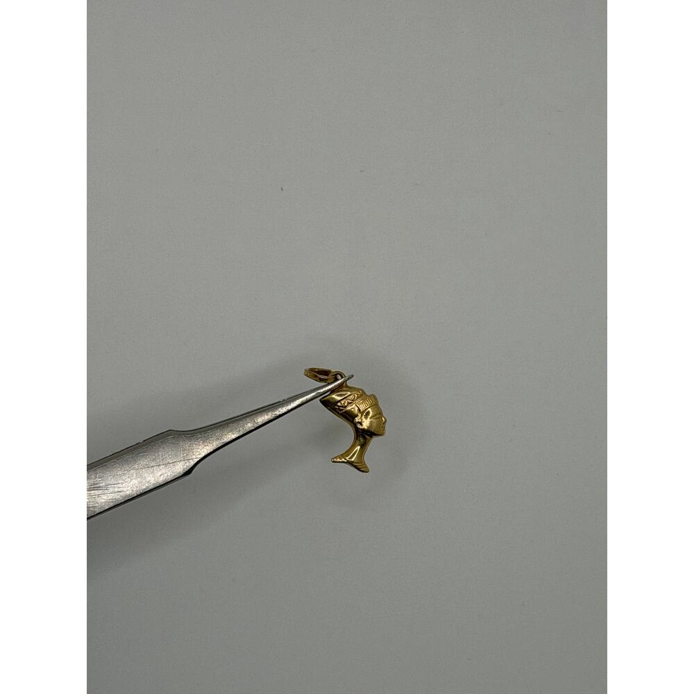 Vintage 14k Gold Nefertiti Charm